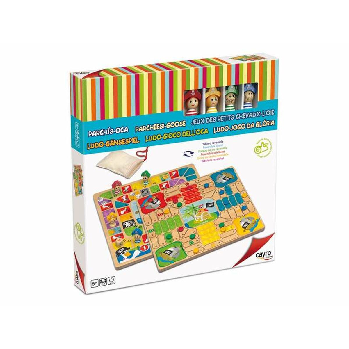 Parchis un Oca dēlis Cayro 29 x 29 cm